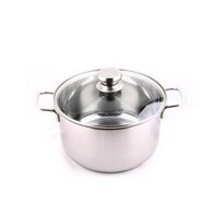 NỒI FIVESTAR INOX 16CM 3 ĐÁY NẮP KÍNH