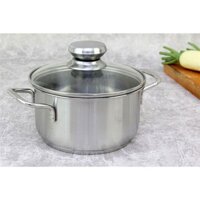 NỒI FIVESTAR INOX 16CM 3 ĐÁY NẮP KÍNH