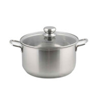 NỒI FIVESTAR INOX 16CM 3 ĐÁY NẮP KÍNH