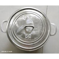 Nồi gang Bắc số 30 _ 28cm, đúc thủ công nguyên khối được mài trong ngoài