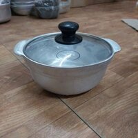 Nồi gang đúc kho thịt cá, nấu cháo lẩu 19-27cm ( loại thô )
