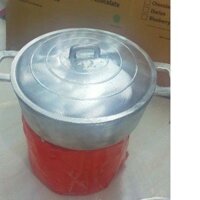 nồi gang đúc thủ công nguyên khối dk22cm đã xoa bóng