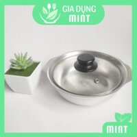 Nồi Gang kho quẹt kèm nắp kính, Thố gang nấu cơm ,kho cá siêu ngon