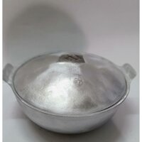 NỒI GANG KHO THỊT, CÁ. ĐƯỜNG KÍNH 25 CM ĐÃ MÀI BÓNG
