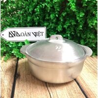 Nồi Gang kho thịt cá Lòng sâu S2-15cm, Nồi Cơm Niêu - Gang Đúc Nguyên Khối, Mẫu Mới Siêu Bóng Đẹp
