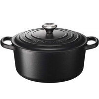 Nồi Gang Le Creuset Matt Black Licorice 24cm