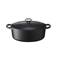 Nồi gang LeCreuset Bräter rund Evo 22cm Schwarz Matt màu đen nhám