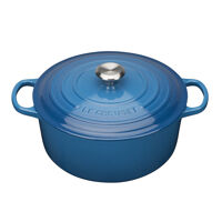 Nồi Gang LeCreuset Evo 22cm Blue Marseille