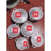 Nồi gang nấu cơm, kho cá, đúc thủ công đủ kích cỡ ĐK 19-30cm (dung tích 2 lít đến 7 lít)