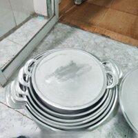 Nồi Gang Nấu Cơm, kho Thịt,Cá ,Đúc Thủ Công Số 8,10,14,20,28,30,45 chưa mài