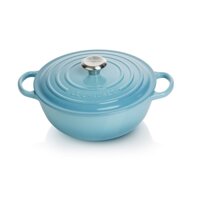 Nồi gang sâu lòng Le Creuset 26cm màu xanh ngọc bích