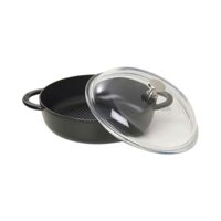 Nồi gang Staub Hexagon màu đen 24cm - 2.4L