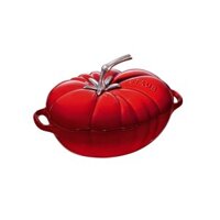 Nồi gang STAUB TOMATO COCOTTE CHE cà chua màu đỏ 25cm