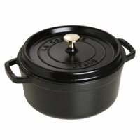 Nồi gang tròn Staub màu đen 24cm - 3.8L