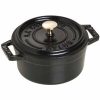 Nồi gang tròn Staub màu đen 14cm - 0.8L