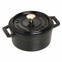 Nồi gang tròn Staub màu đen 18cm - 1.7L