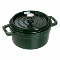 Nồi gang tròn Staub màu xanh rêu 24cm - 3.8L