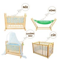 Nôi Gỗ Thần Đồng , 4 in 1 VINANOI VNN301