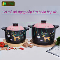 Nồi Gốm Điện Đa Năng Bếp Từ，Thịt Hầm Thương Mại Hàn Quốc，Bếp Gas Chịu Nhiệt Độ Cao GS7I