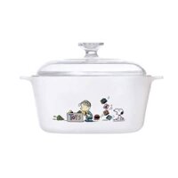 Nồi gốm thủy tinh chịu nhiêt CorningWare 5L màu trắng