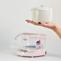 Nồi hầm chậm Chưng Yến, Nấu Cháo Chậm Thố sứ Bennix BN-07SLC - 0.7 Lít