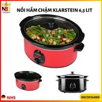 Nồi hầm chậm KLARSTEIN Slow Cooker loại to 6,5 lít (đen)