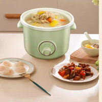 Nồi Hầm Điện Gốm Sứ Gia Dụng Nhỏ Đa Chức Năng Nấu Cháo Sứ Trắng Tráng Miệng Nấu Canh Tổ Yến Tốt Cho Sức Khỏe