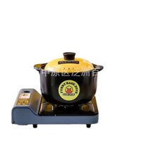Nồi Hầm Gốm Sứ Gia Dụng Nồi Canh Nồi Hầm Chịu Nhiệt Độ Cao Ngọn Lửa Trần Chống Cháy Khô Nồi Đất Nhỏ