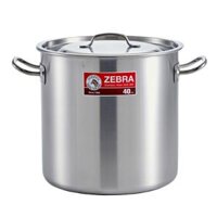 Nồi hầm Inox 1 đáy 40x40cm 50L - 171040 || 1-layer-bottom stainless steel stockpot  40x40cm 50L - 171040