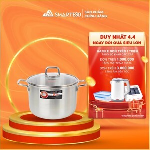Nồi hầm inox 3 lớp HappyCook SP26-ALVG - 26CM