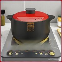 Nồi Hầm Nấu Canh，Nồi Hầm Bếp Từ Bếp Gas Bếp Gas Dùng Cho Gia Đình Ngọn Lửa Trần Chịu Nhiệt Độ Cao，Nồi Đất Gốm Lớn Nhỏ J1