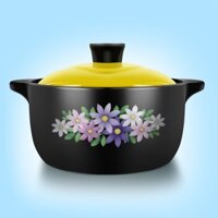 Nồi Hầm Nồi Hầm Gas Gia Dụng Nồi Đất Nhỏ Nồi Gốm Nung Khô Không Nứt Ngọn Lửa Trực Tiếp Nồi Canh Chịu Nhiệt Độ Cao Nồi Đá