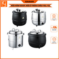 Nồi hâm soup, nồi ủ trân châu YUDING, dung tích 10L, 13L, chất liệu inox, thép phun sơn