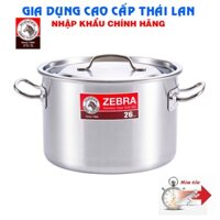 Nồi hầm xương thấp 26cm (dung tích: 9,5L, 26cm x 18cm) Zebra 171126