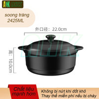 Nồi Hầm,Chuyên Dùng Cho Bếp Từ,Nồi Hầm Nấu Canh,Nồi Nấu Lẩu Bếp Ga Gia Dụng OOFT