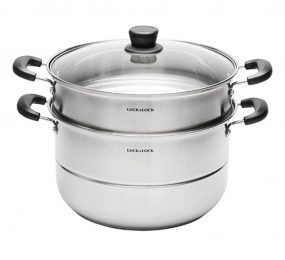 Nồi hấp 2 tầng Lock&Lock bằng inox LLH1282 - 28CM