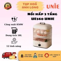 Nồi Hấp 3 Tầng UNIE UE560 - Công Suất 850w - Dung Tích 18l -  Với 12 Chức Năng Đa Dạng