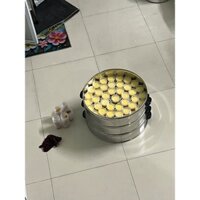 Nồi Hấp Bánh Bao, Bánh Bột Lọc Chạy Điện Mini Gia Đình 35cm
