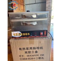 Nồi hấp bánh cuốn bằng điện,Tủ hấp bánh cuốn inox 2 tầng,nồi tráng bánh cuốn bằng điện