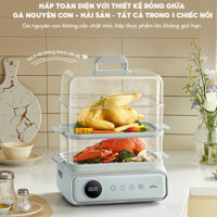 Nồi Hấp Bear Nồi Hấp Điện Đa Năng Nồi Hấp 4 Tầng Hấp Gà Nguyên Con Nồi Hấp Bánh Bao Tiết Kiệm Điện DZG-P20W7