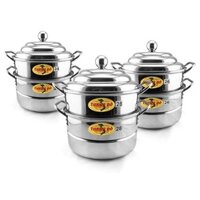 Nồi Hấp/ Chõ Xôi Inox 304 Thành Đô Đường Kính 22 cm