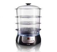 Nồi hấp đa năng 3 tầng Philips HD9140 - Dung tích 10 lít - Hàng chính hãng