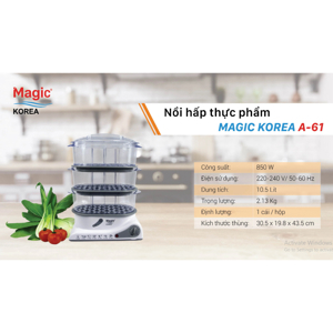 Nồi hấp đa năng Magic A-61