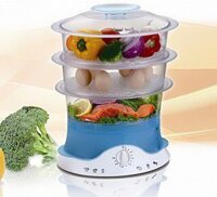 Nồi hấp điện 3 tầng Braburg B3F - Dung tích 9L - Hàng chính hãng