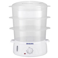 Nồi hấp điện 3 tầng Braburg B3K 9 lít
