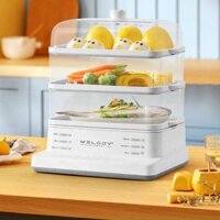 Nồi hấp điện 3 tầng đa năng, dung tích lớn 20L và 24L có chức năng đặt lịch hấp thông minh Hàng chính hãng - Nồi hấp 24L