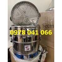 Nồi hấp điện 3 tầng hấp hấp xôi nếp nương, xôi ngũ sắc chạy điện gia đình size 47cm