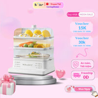 Nồi Hấp Điện MELODY 3 Tầng, Nồi Hấp Đa Năng Dung Tích 24l Hàng Cao Cấp Bản 2023- Bảo Hành 12 Tháng LovingHome