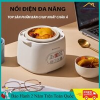 Nồi hấp điện, nồi nấu cháo chậm đa năng hầm xướng, chưng yến ninh nhuyễn tất cả thực phẩm. Bảo hành 2 năm toàn quốc.