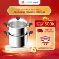 Nồi hấp Inox 18/10 Tefal Couscous Primary E3089504 24cm - Đáy 3 lớp bắt từ nhanh